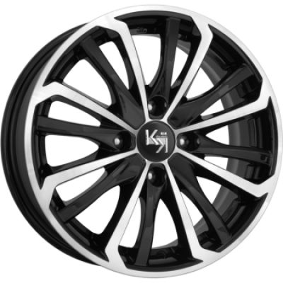 КиК Рим 6.5x16 4x100 ET 43 Dia 60.1 алмаз черный