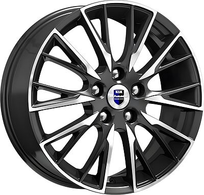 КиК Солт 6.5x17 5x100 ET 38 Dia 67.1 алмаз черный