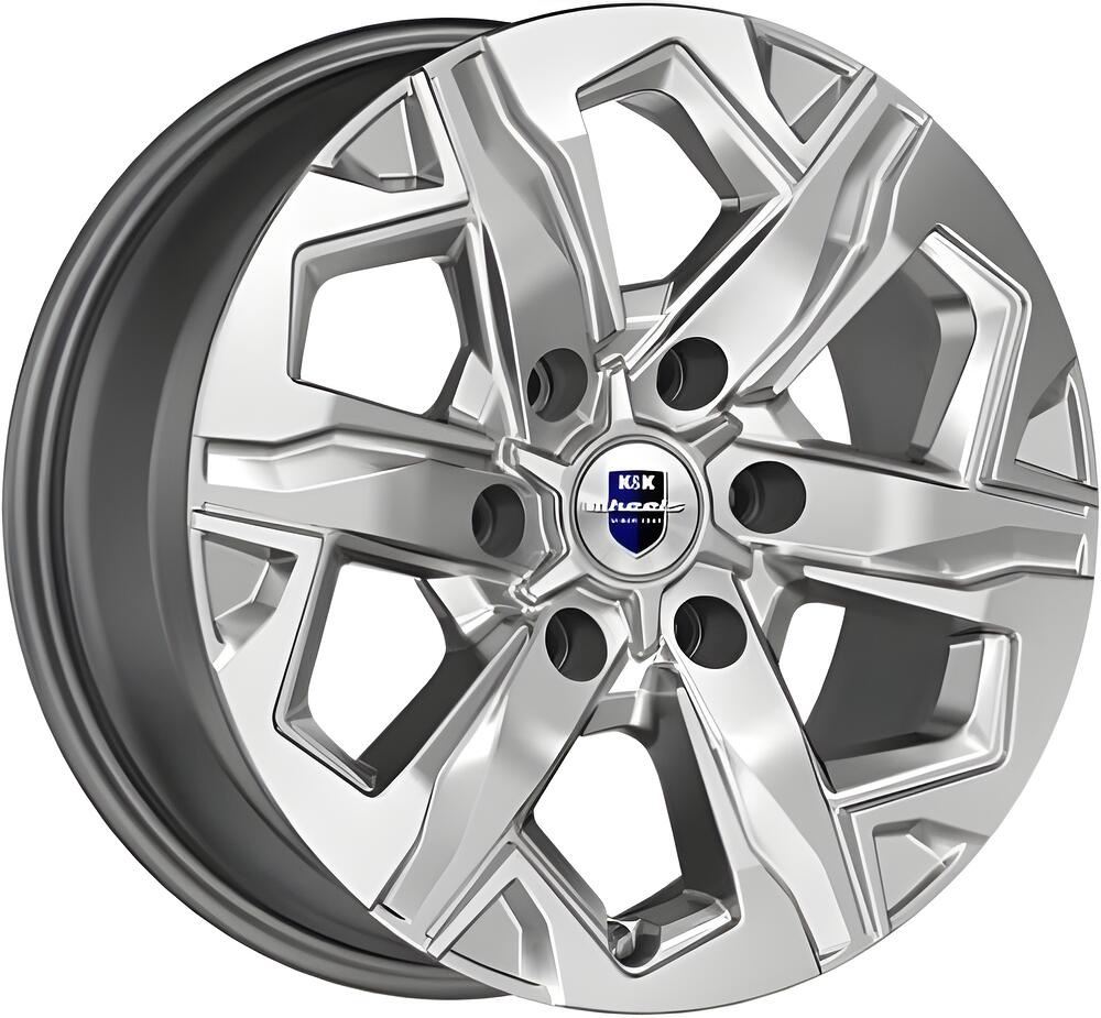 КиК Тейт 7.5x17 6x139.7 ET 36 Dia 100.1 дарк платинум