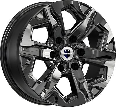 КиК Тейт 7.5x17 6x139.7 ET 25 Dia 106.1 сильвер