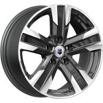 КиК Висмут 7x16 5x112 ET 45 Dia 66.6 алмаз черный