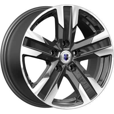 КиК Висмут 7x16 5x100 ET 45 Dia 67 алмаз черный