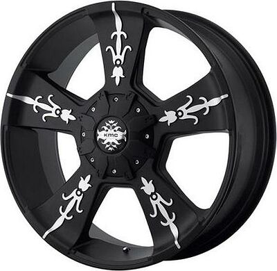 KMC KM668 9x24 5x150 ET 30 Dia 110 Matte Blk/Machined
