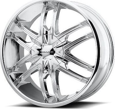 KMC KM678 9.5x24 6x139.7 ET 38 Dia 106.25 Chrome