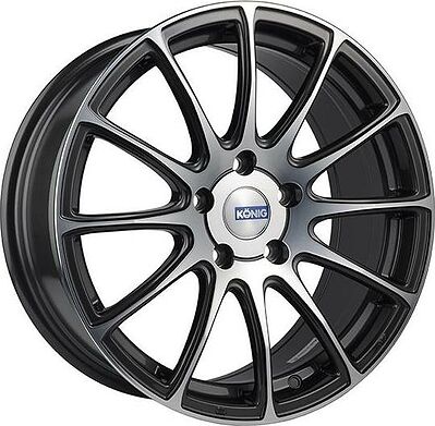 Konig SM11 7.5x17 5x114.3 ET 45 Dia 67.1 GMFP