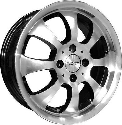 Kyowa KR588 7.5x17 5x112 ET 42 Dia 66.5 BKVL