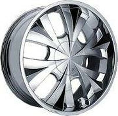 Larex R102 10x23 5x135/139.7 ET 15 Dia 87.1 chrome