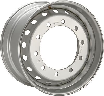 Leading Wheels 10/335/281/120 11.75x22.5 10x335 ET 120 Dia 281 Silver