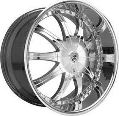 Lexani CS2 10x21 5x130 ET 38 Dia 74 Chrome