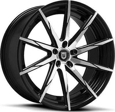 Lexani CSS15 8.5x20 5x130 ET 40 Dia 74.1 Black  Machined TIP