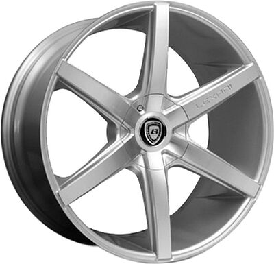 Lexani R6 7.5x17 5x108 ET 35 Dia 73 Silver/Machined
