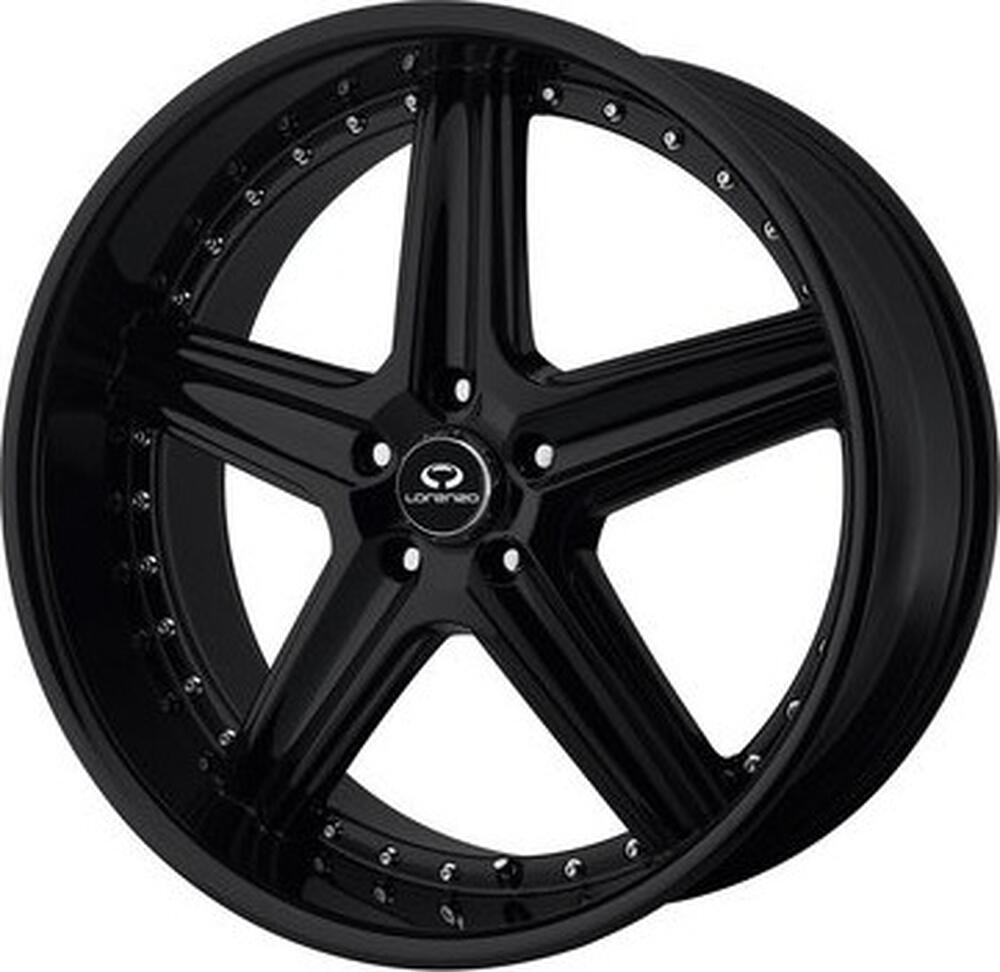 Lorenzo WL19 8x18 5x112 ET 45 Dia 66.6 Black