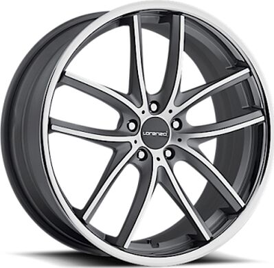 Lorenzo WL199 8x20 5x114 ET 35 Dia 66 Gray/Machined