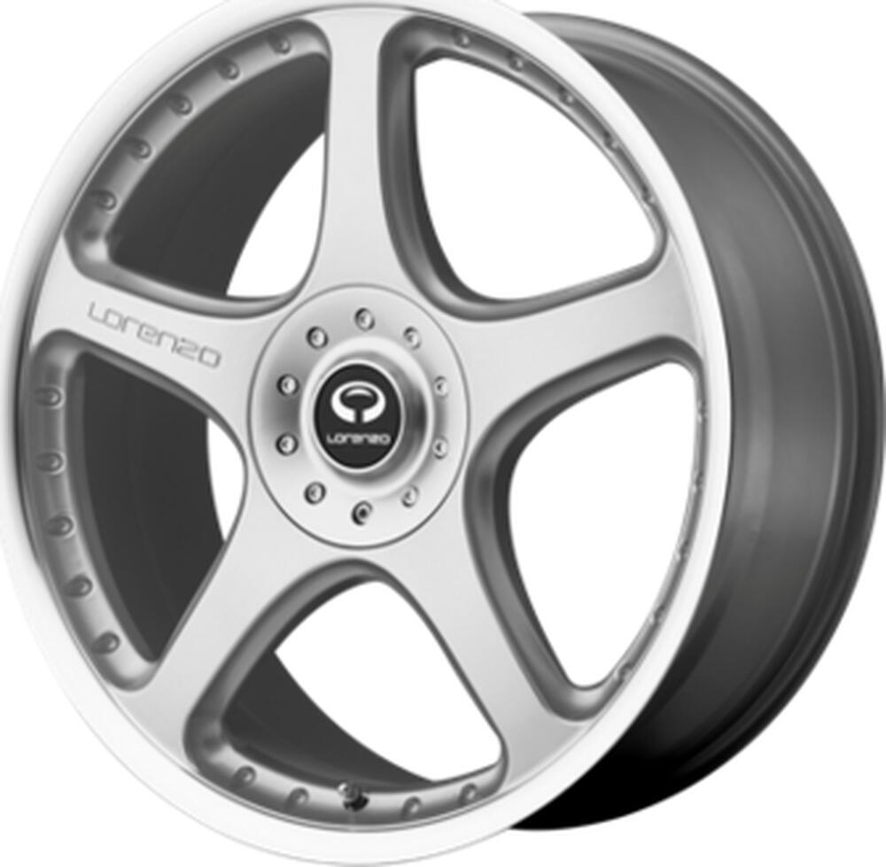 Lorenzo WL28 8.5x21 5x114.3 ET 35 Dia 74.1 Silver