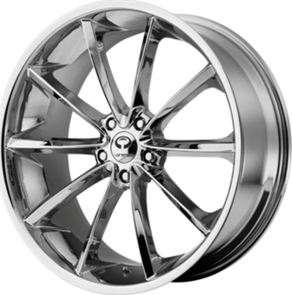 Lorenzo WL32 9.5x20 5x115 ET 18 Dia 72.62 Chrome