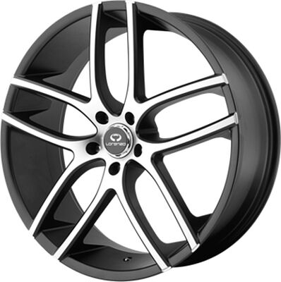 Lorenzo WL35 8.5x20 5x112 ET 38 Dia 66.6 Black/Machined