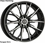 LS FlowForming RC11 8x19 5x114.3 ET 35 Dia 60.1 BK