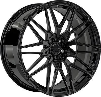 LS Forged LS FG54 10.5x21 5x112 ET 43 Dia 66.6 BK