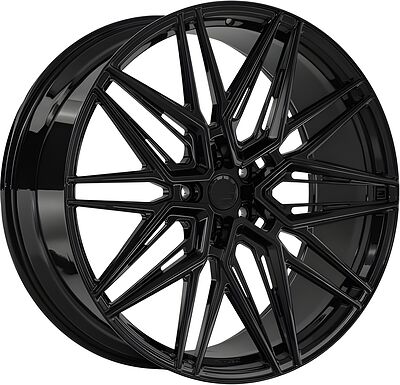 LS Forged LS FG58 9.5x22 5x120 ET 40 Dia 62.6 BK