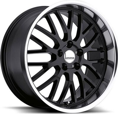 Lumarai Kya 8x17 5x114.3 ET 37 Dia 60.1 Gloss Black Mirror Lip