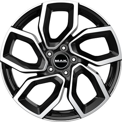 Mak Apollo 6x15 4x100 ET 40 Dia 72 Black Mirror