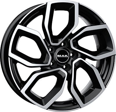 Mak Apollo 6x15 4x100 ET 40 Dia 72 Black Mirror