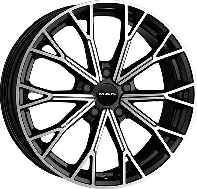 Mak Asphalt 7.5x19 5x112 ET 50 Dia 57.1 Black Mirror