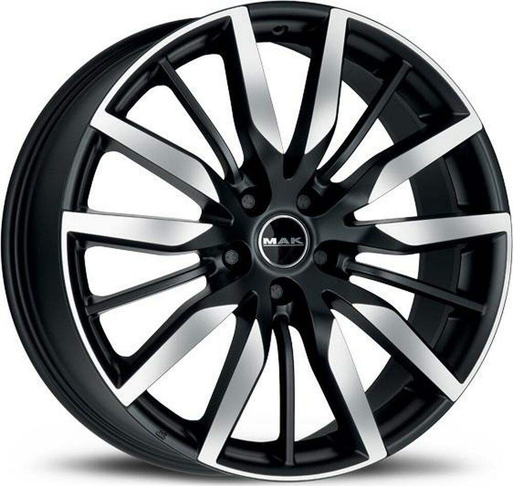 Mak Barbury 8.5x20 5x114.3 ET 40 Dia 76 Ice Black