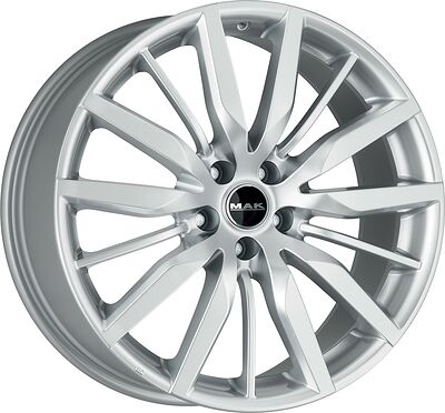 Mak Barbury 8.5x20 5x120 ET 47 Dia 72.6 silver