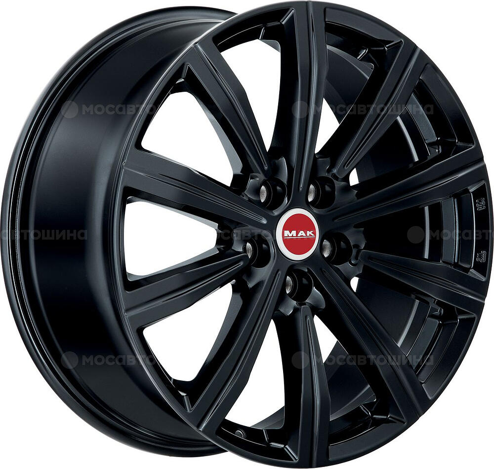 Mak Birmingham 9.5x22 5x112 ET 31 Dia 66.45 Gloss Black