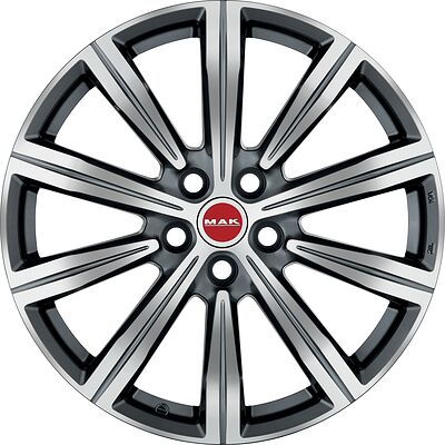 Mak Birmingham 9.5x22 5x120 ET 43 Dia 72.6 Mirror