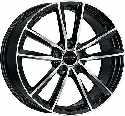 Mak Bremen 8x19 5x112 ET 43.5 Dia 66.6 Black mirror