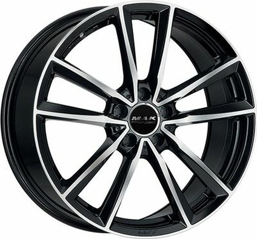 Mak Bremen 7.5x18 5x112 ET 42 Dia 66.6 Black mirror