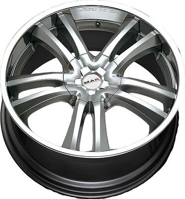 Mak Canyon 10x22 5x120 ET 40 Dia 76 Hyper Silver