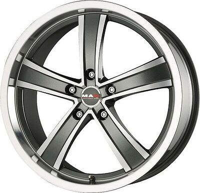 Mak Chrono 8x18 5x112 ET 30 Dia 76 GUN MET-MIRROR FACE
