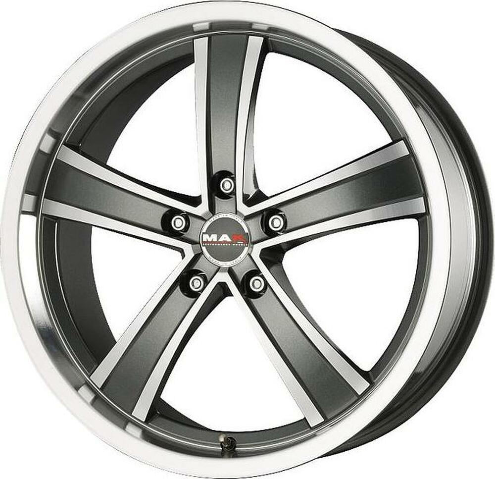 Mak Chrono 8x17 5x100 ET 35 Dia 72 GUN MET-MIRROR FACE