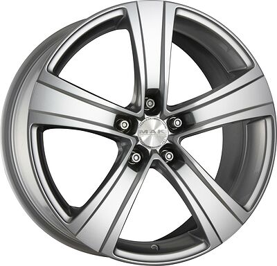 Mak F5 7x17 5x114 ET 50 Dia 64 Hyper Silver