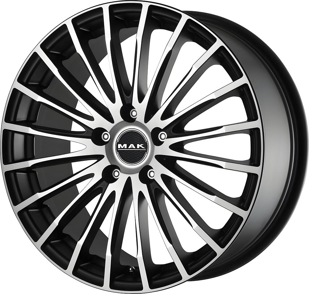 Mak Fatale 7.5x17 5x120 ET 40 Dia 72.6 Ice Black