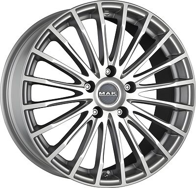 Mak Fatale 7.5x17 5x112 ET 43 Dia 76 silver