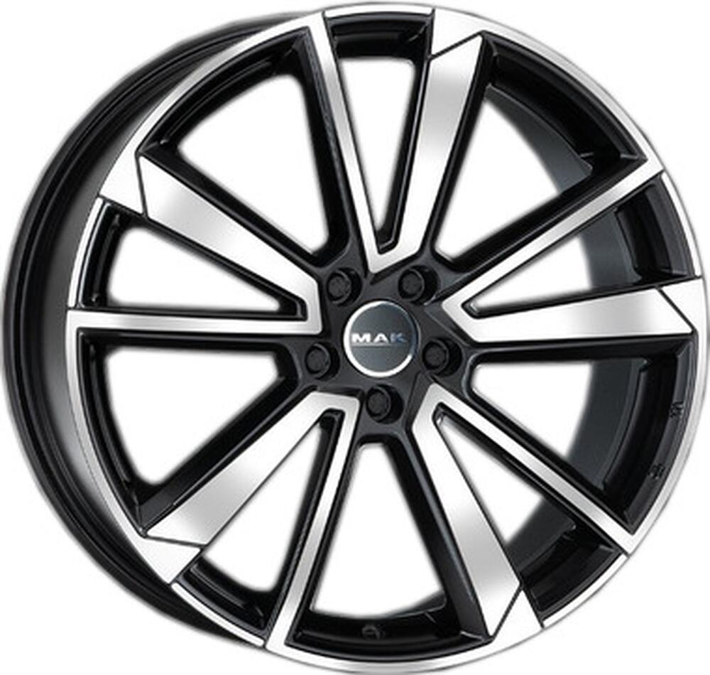 Mak Fivestar 8x19 5x108 ET 42 Dia 63.4 Black Mirror