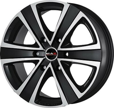 Mak Fuoco 6 8x18 6x130 ET 50 Dia 84.1 Ice Black