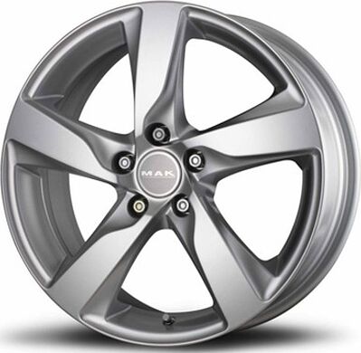 Mak Gothenburg 7x17 5x108 ET 50 Dia 63.4 Silver