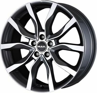 Mak Highlands 9x21 5x108 ET 38 Dia 63 Gunmetal Mirror Face
