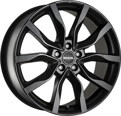 Mak Highlands 8x19 5x108 ET 45 Dia 63.4 Mat Black