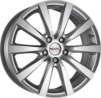 Mak Iguan 8x18 5x112 ET 42 Dia 76 Hyper Silver