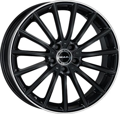 Mak Komet 7.5x17 5x112 ET 40 Dia 66.6 Black Mirror