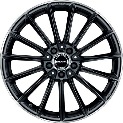Mak Komet 9x19 5x112 ET 50 Dia 66.6 Gloss Black