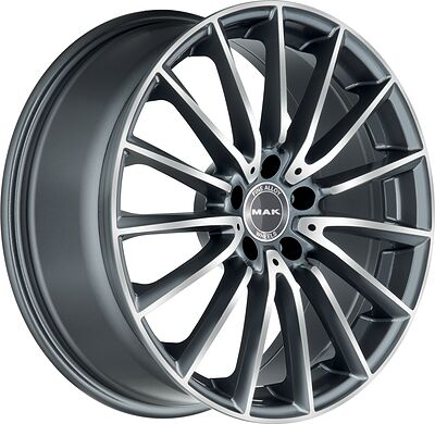 Mak Komet 8x19 5x112 ET 48 Dia 66.6 Gunmetal Mirror Face