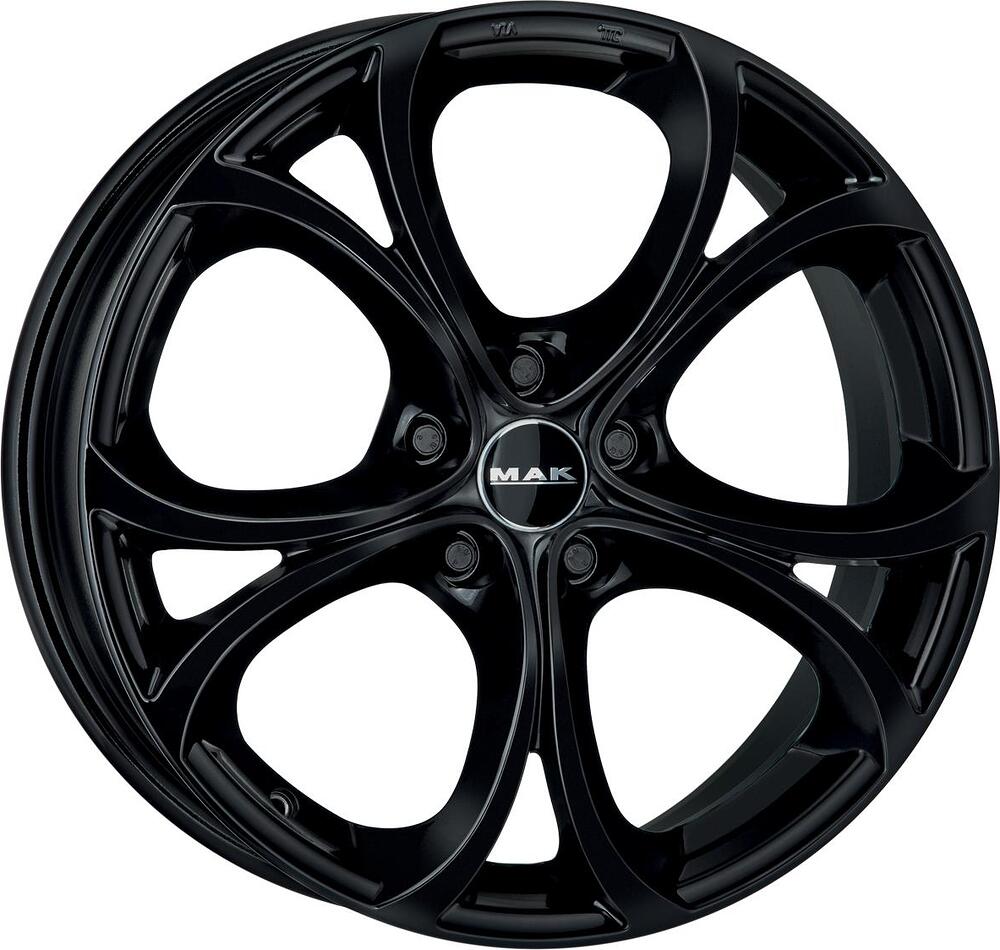 Mak Lario 8x18 5x110 ET 34 Dia 65.1 Gloss Black