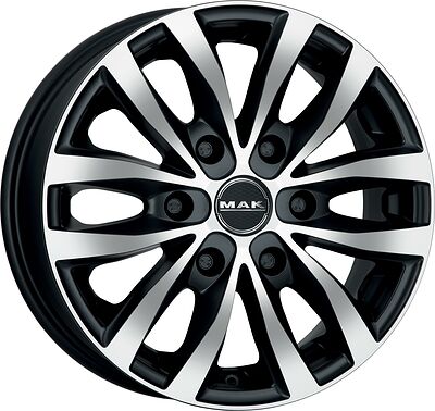 Mak Load 6 6.5x16 6x139.7 ET 46 Dia 92.3 Ice Black